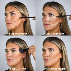 W7 Lift & Sculpt: tonos seis cremosos para adaptar el contorno a cualquier tono de piel.