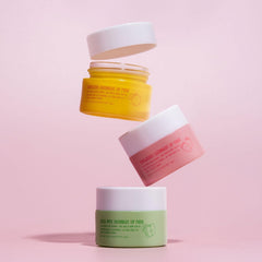 W7 Sweet Dreams mascarilla labial trío sabor manzana, aloe para labios suaves.