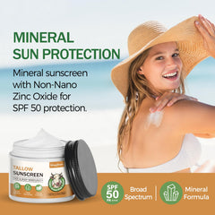 Wagomars con oxido de zinc mineral SPF50 ofrece protección general para la piel.