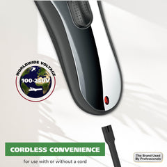 Wahl 79434 cordless runtime of 60 minutes for trimming sessions