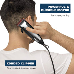Wahl 79722 guard lengths 1/16 to 1 offer versatile cutting options.