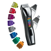 Wahl Color Pro shows color-coded guide combs for quick beard length selection.