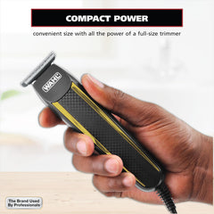 Wahl Edge Pro high-carbon blades staying sharp for clean cuts.