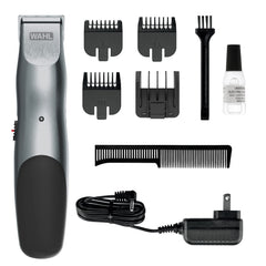Wahl Groomsman beard trimmer front view with precision blades