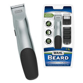 Wahl Groomsman trimmer on stand for easy storage during grooming routine