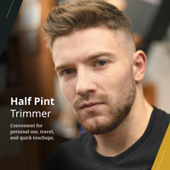 Wahl Professional Half Pint Trimmer includes two trimming guides for precise detailing.