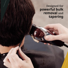 Wahl Magic Clip over-comb setup showing precision fades and contours.