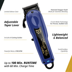 Wahl Magic Clip with Crunch Blade Technology for thorough cutting.