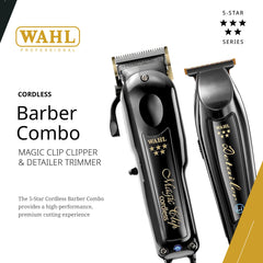 Wahl Professional cordless Detailer Li close-up showing cool blades for outlining.
