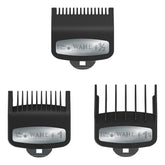 Wahl Professional secure-fit clipper comb set for precise cuts.