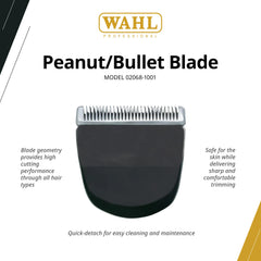 Wahl Professional bullet blade installed on Black Peanut clipper