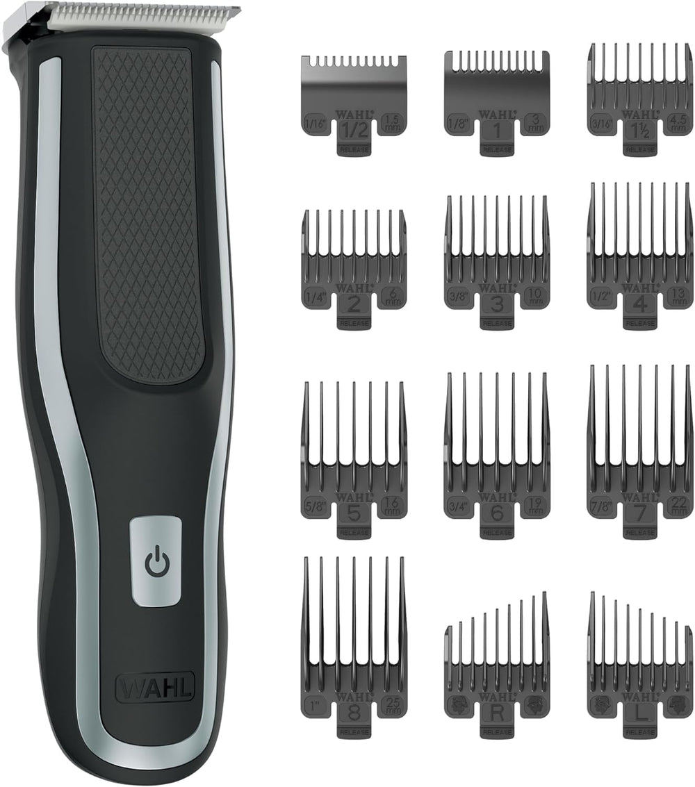 Wahl Self-Cut Pro clipper showing 15-degree blade angle for precise trims.