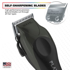 Corded clipper with braided 8 ft cord for steady grooming