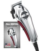 Wahl USA Pro Ultra Quiet clipper metal housing close-up for durable home grooming.