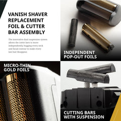 Wahl Vanish foil head installation showing easy replacement.