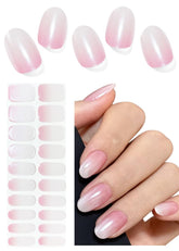 Wahrshei, cinta gel semicurado gradiente rosa para un look elegante en casa.