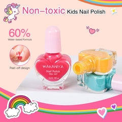 Wakaniya DIY stickers to customize nails with sparkly accents.