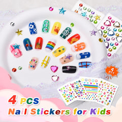 Pegatinas Wakaniya para uñas con divertidos diseños para decorar.