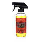 Walker Tape C-22 spray bottle for fast, targeted adhesive removal on scalp.