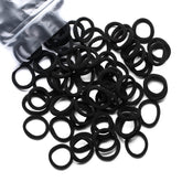 WANBY gomas mini sin costuras negras, cómodo para evitar tirones diarios