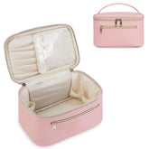 Wandering Nature makeup bag front view shows travel-ready design.