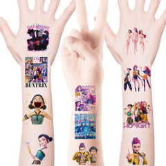 wanhuatong tatuajes temporales demonios cool película, ideales para disfraz y eventos