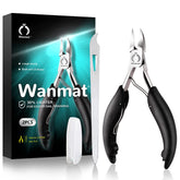 Wanmat toe nail clipper set, two-piece kit designed for thick nails and easy handling.