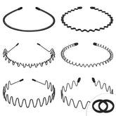 WantGor metal headbands packaging shows an 8-piece set for versatile daily use.