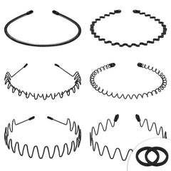 WantGor metal headbands packaging shows an 8-piece set for versatile daily use.