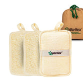 WARITEX lufa egipcia rectangular para exfoliación suave del rostro y cuerpo.