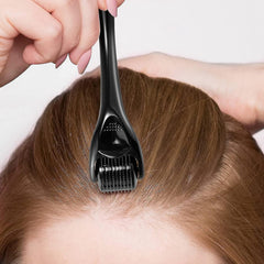 Wasali 540 Titanium Derma Roller for microneedling at home with ergonomic handle