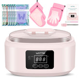 Wattne paraffin wax machine with large inner container for easy hand and foot dipping