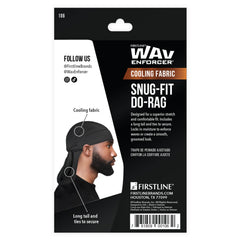 WavEnforcer Snug Fit Do-Rag enhances waves while maintaining comfortable wear overnight.