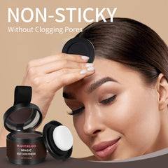 Waverloo Magic Root Cover-Up scalp-coverage on thinning areas.