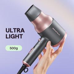 Wavytalk 1600W dryer delivers fast drying with strong airflow