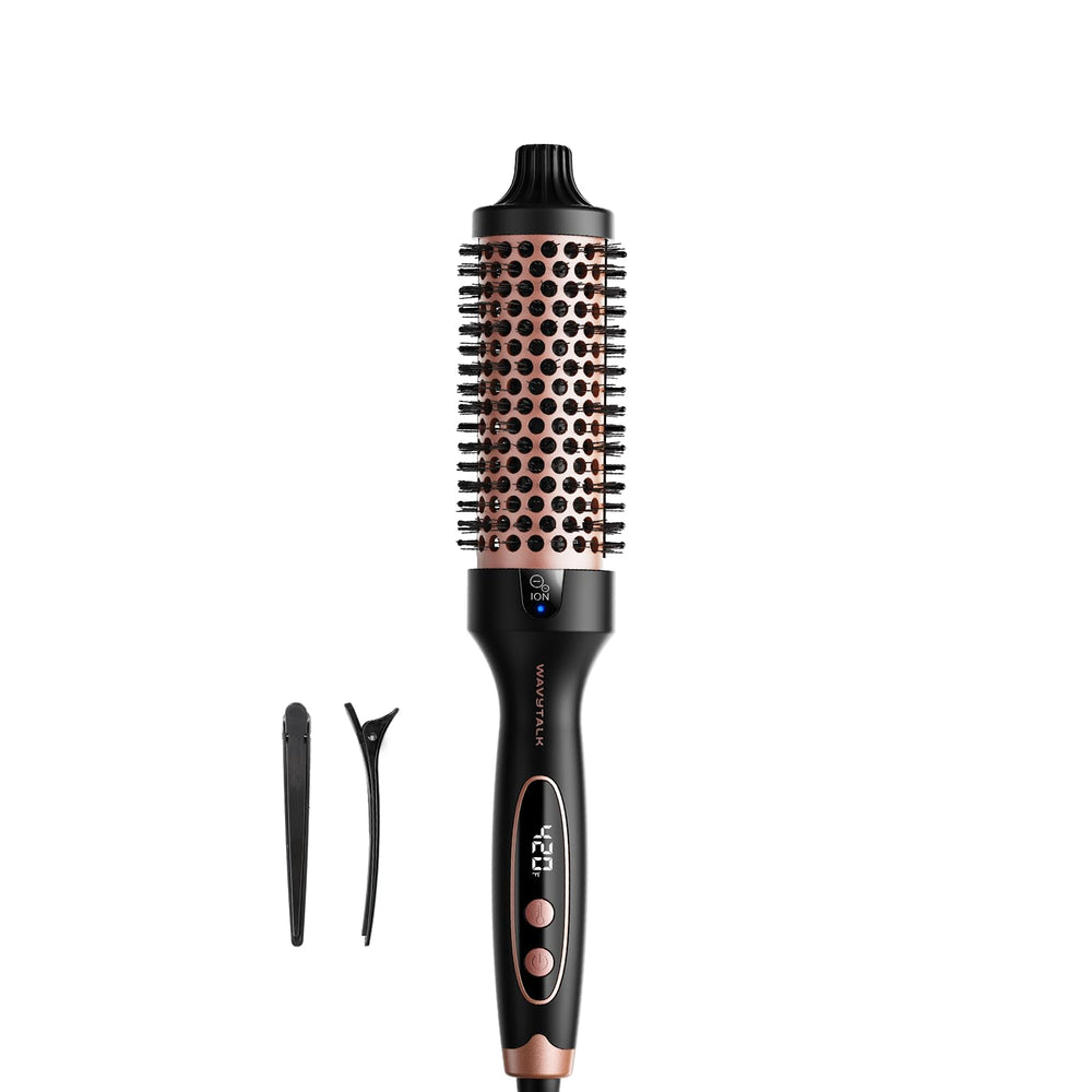Wavytalk Blowout Boost front view for voluminous salon-like blowouts.