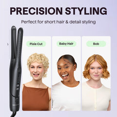Wavytalk Cool Curl Pencil with 360° airflow lifts roots gently.
