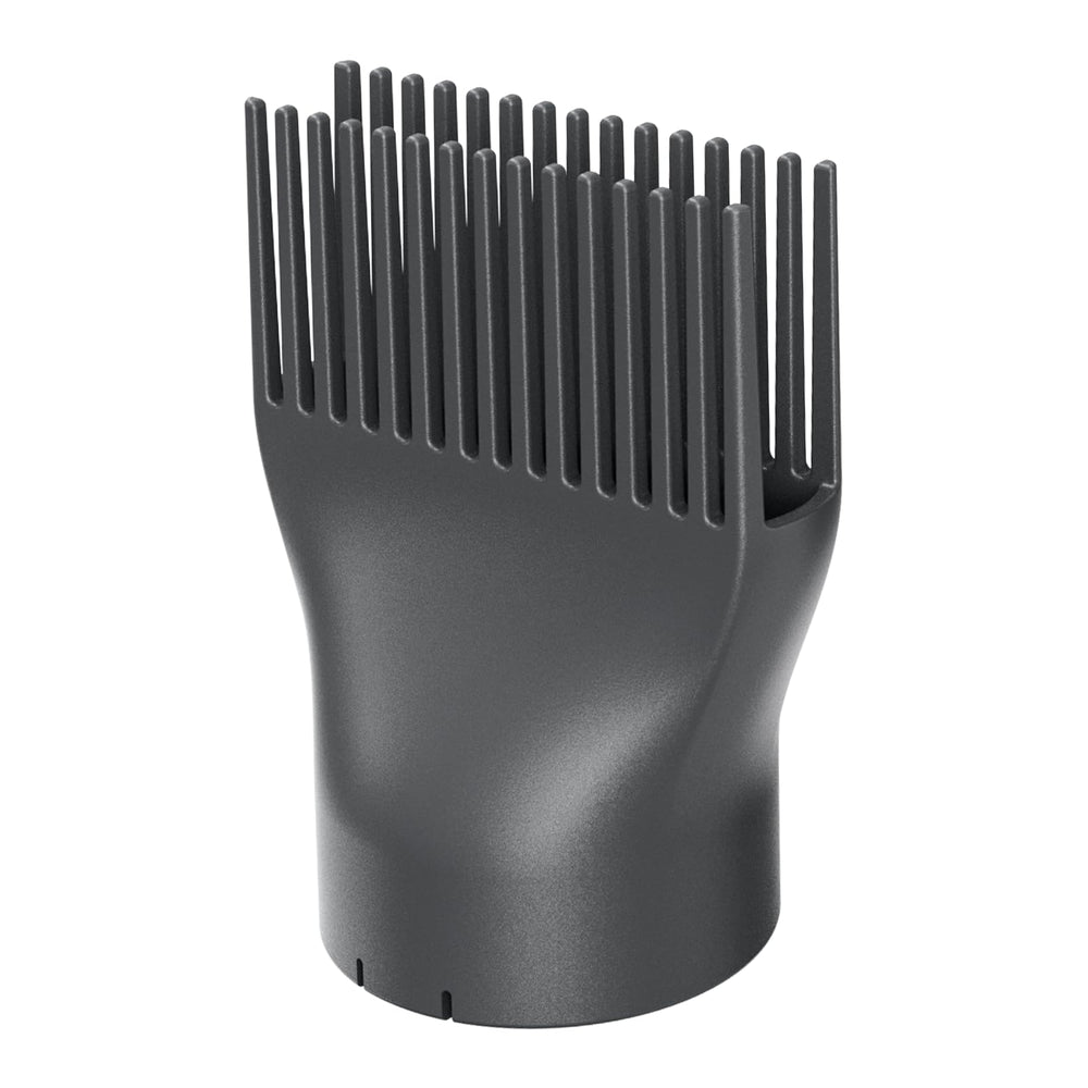 Wavytalk Grey Comb Nozzle close-up showing precise fit for smooth styling.