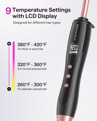 Wavytalk LCD display guides precise heat for styling