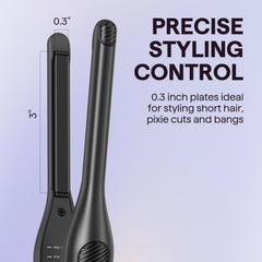 Wavytalk mini straightener dual voltage ideal for travel touch-ups