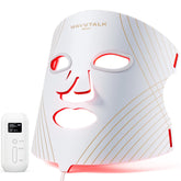 Wavytalk red light mask seen from the front offering full-face coverage for at-home skin care.