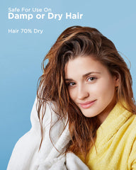 Wavytalk straightener with PTC heater and 3D floating plates minimizes snagging