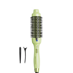 Wavytalk Thermal Brush with a 1.5-inch green barrel for smooth, salon-ready blowouts.