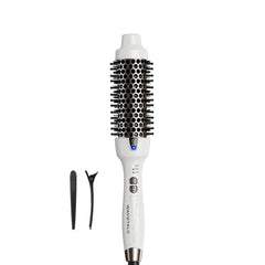 Wavytalk Thermal Brush with a 1.5-inch ceramic barrel for smooth, frizz-free blowouts.