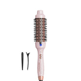 Wavytalk thermal brush barrel close-up demonstrates even heat for smooth, frizz-free results