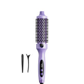Wavytalk Thermal Brush close-up showing ergonomic handle for comfortable styling