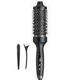 Wavytalk Thermal Brush handle detail with ergonomic grip for comfortable styling.