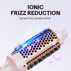 Wavytalk Thermal Brush ergonomic handle ensures comfortable grip during styling.