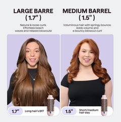 Wavytalk Thermal Brush uses ion technology to reduce frizz and boost shine.