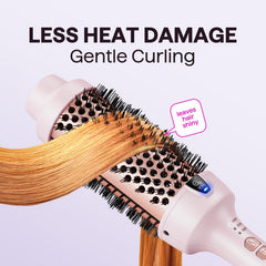 Wavytalk Thermal Brush smoothing action detangles and adds volume.